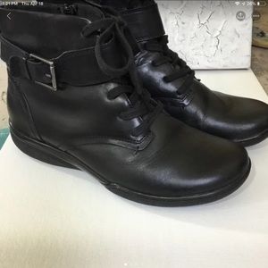 Clark’s Black Leather Ankle Boots
